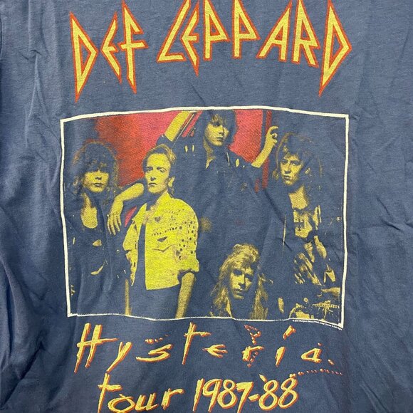 Def Leppard Hysteria Tour 1987-88 T-Shirt Size Extra Small - Picture 2 of 4